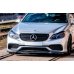 Накладка сплиттер на передний бампер на Mercedes E W212 E63 AMG Sedan рестайл